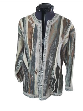 Cardigan Vintage Carlo Alberto Australia 3D Knit